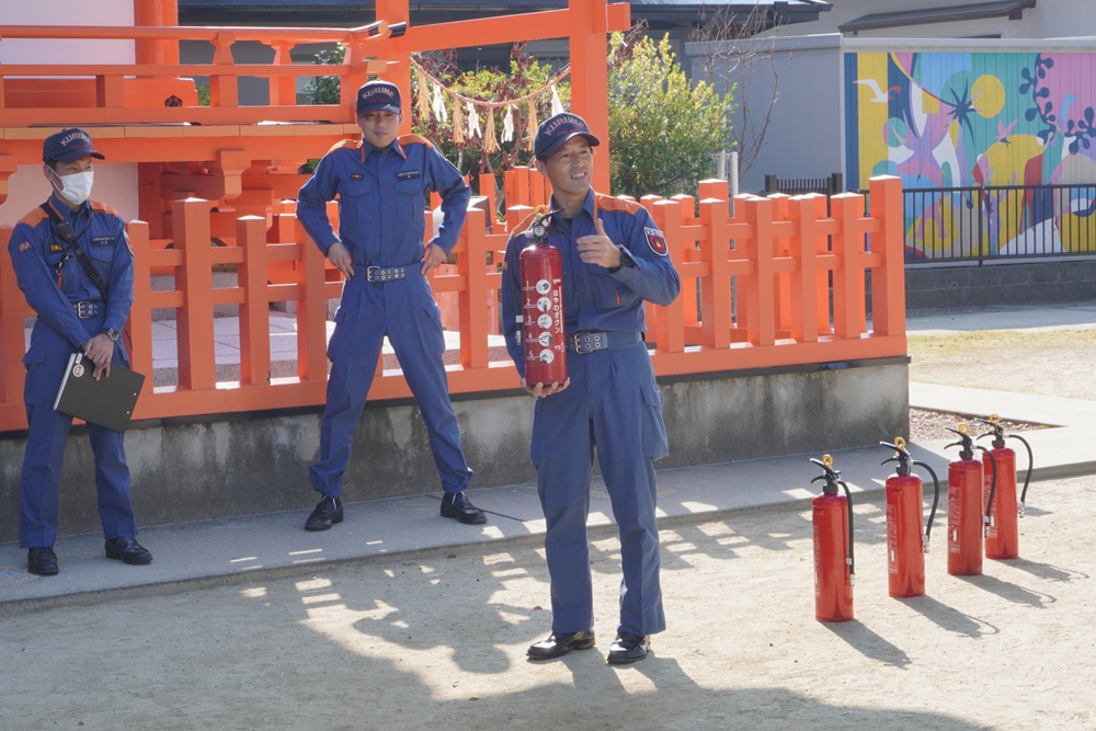 火災消火避難訓練を行いました