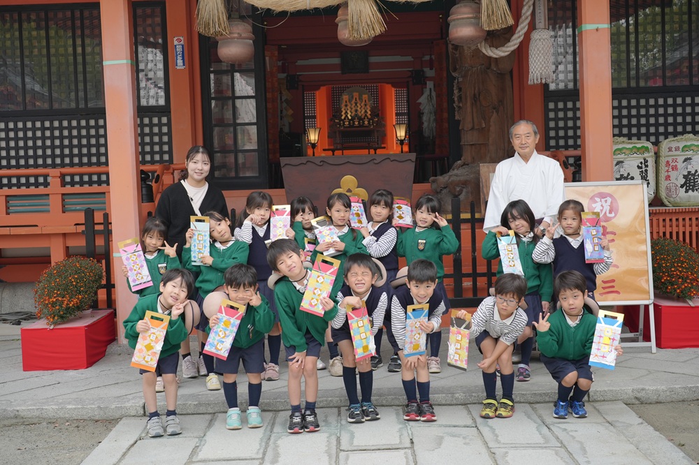 七五三のお詣りに行きました